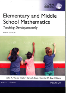 Elementary and Middle School Mathematics 9th ed