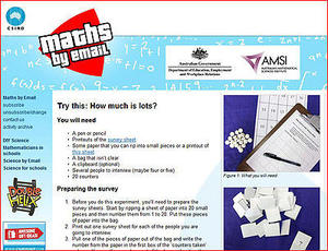 Image of equipment needed, papers for random sampling and some instructions.